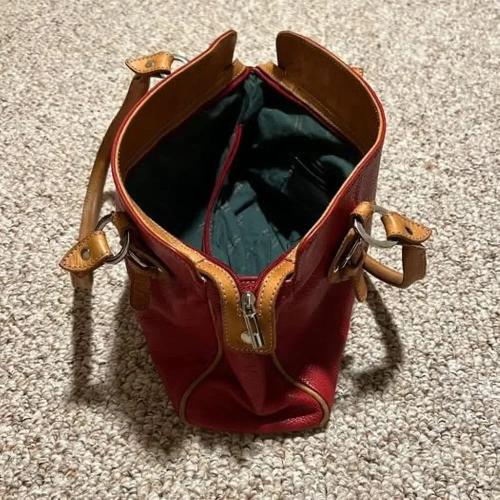 I MEDICI Firenze Red Leather Handbag